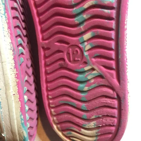 Kids Pink spring water Slip-On Shoes - Picture 12 of 12